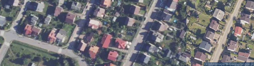 Zdjęcie satelitarne Średnia ul.