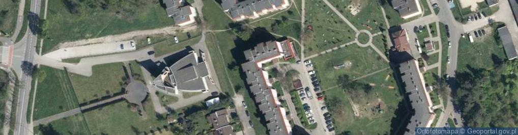 Zdjęcie satelitarne Srebrna ul.