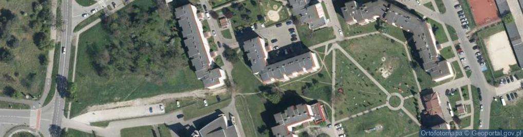 Zdjęcie satelitarne Srebrna ul.
