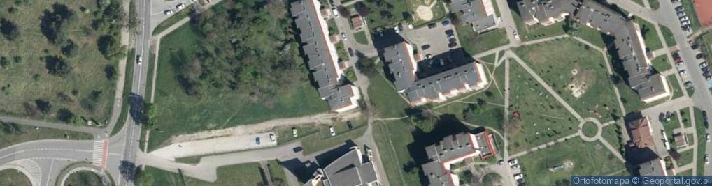 Zdjęcie satelitarne Srebrna ul.