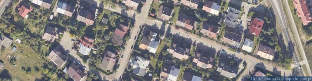 Zdjęcie satelitarne Srebrna ul.