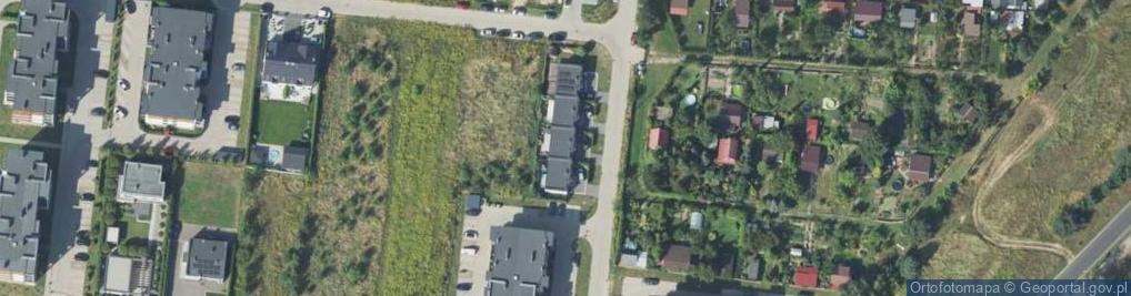 Zdjęcie satelitarne Srebrna ul.