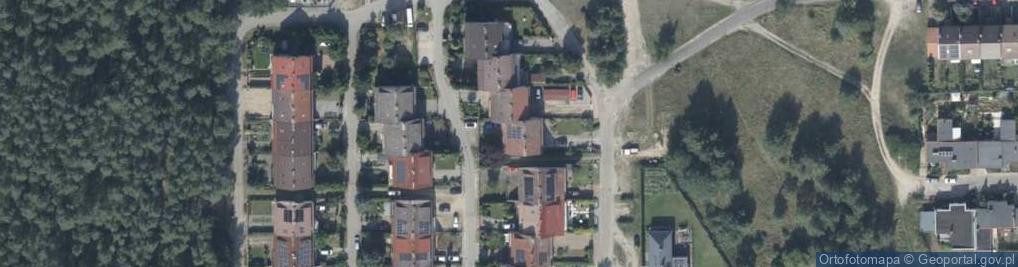 Zdjęcie satelitarne Srebrna ul.