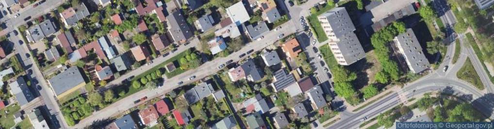 Zdjęcie satelitarne Środkowa ul.
