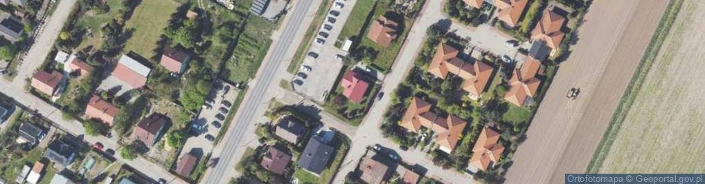 Zdjęcie satelitarne Srebrna ul.