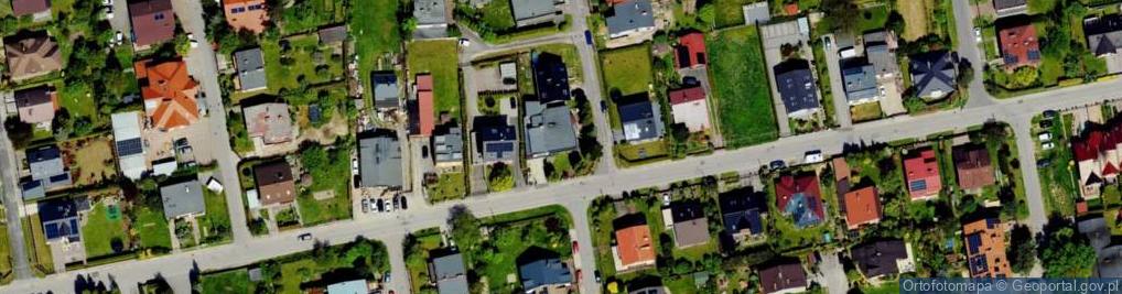 Zdjęcie satelitarne Srebrna ul.