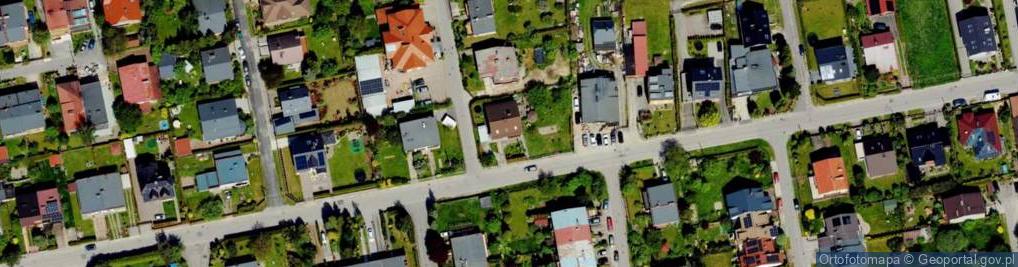 Zdjęcie satelitarne Srebrna ul.