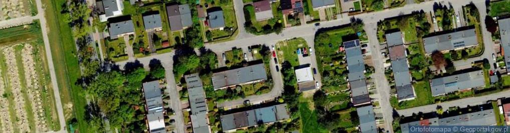 Zdjęcie satelitarne Srebrna ul.