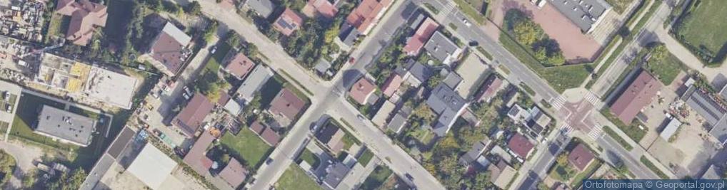 Zdjęcie satelitarne Średnia ul.