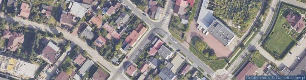 Zdjęcie satelitarne Średnia ul.
