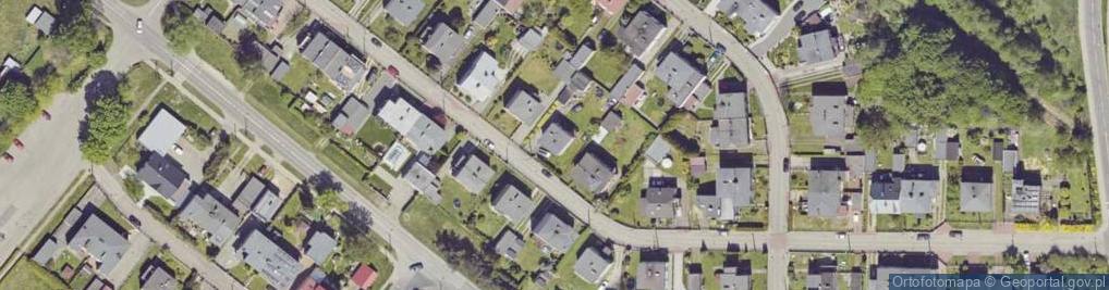 Zdjęcie satelitarne Średnia ul.