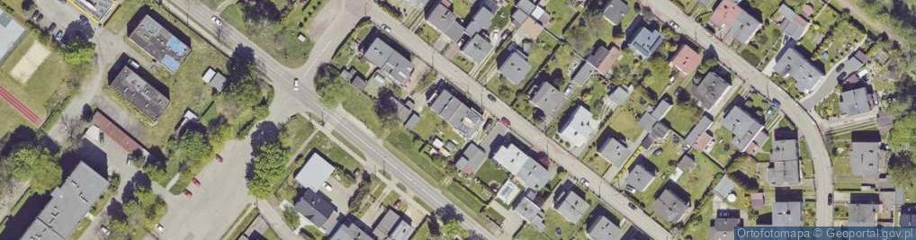 Zdjęcie satelitarne Średnia ul.