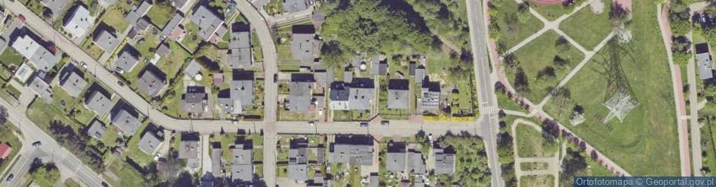 Zdjęcie satelitarne Średnia ul.