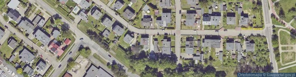 Zdjęcie satelitarne Średnia ul.