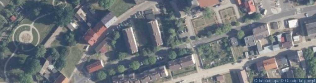 Zdjęcie satelitarne Środkowa ul.