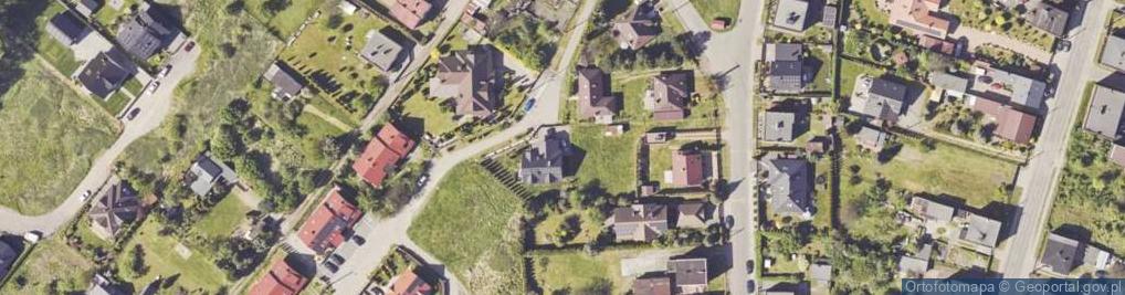 Zdjęcie satelitarne Srebrna ul.