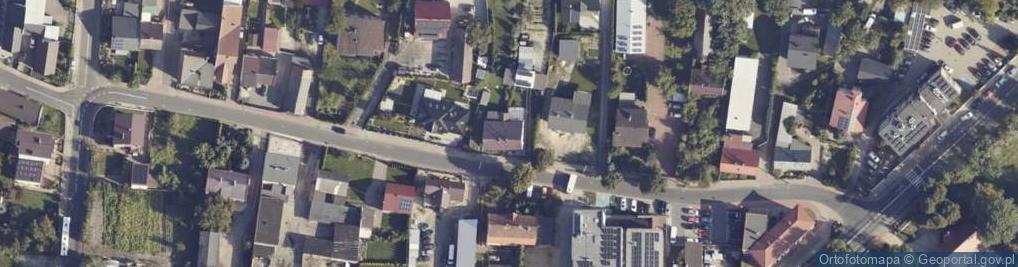 Zdjęcie satelitarne Środkowa ul.