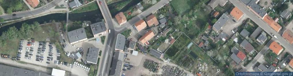 Zdjęcie satelitarne Środkowa ul.
