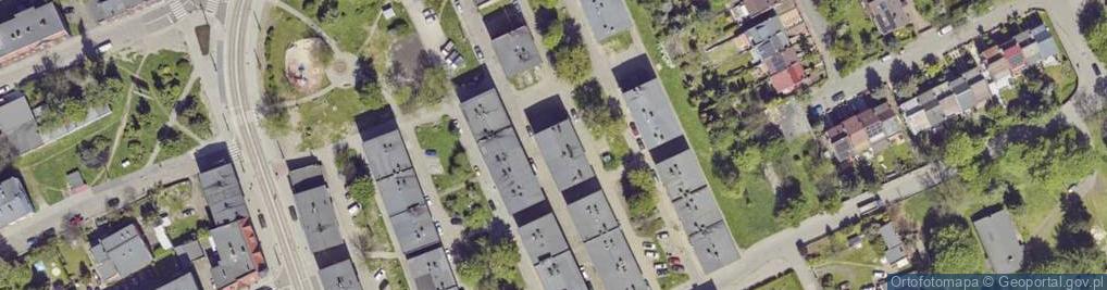 Zdjęcie satelitarne Średnia ul.