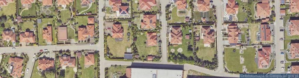 Zdjęcie satelitarne Srebrna ul.