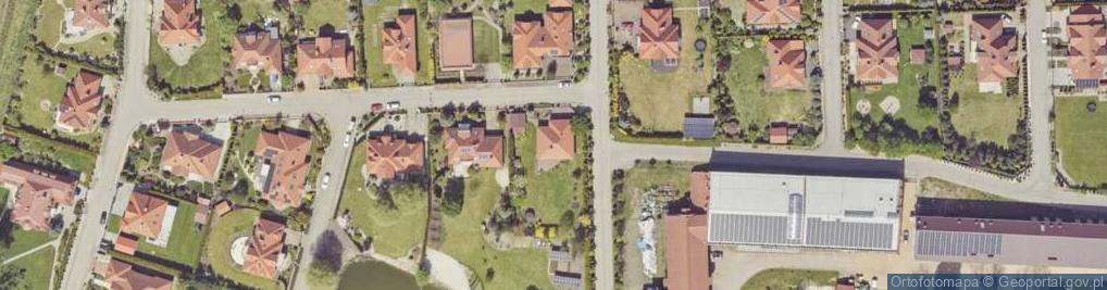 Zdjęcie satelitarne Srebrna ul.