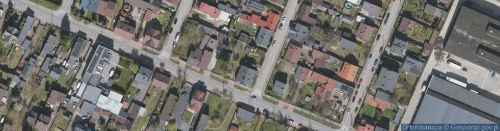 Zdjęcie satelitarne Środkowa ul.