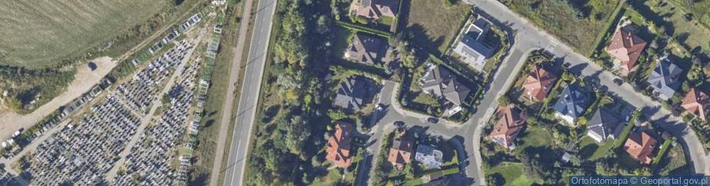 Zdjęcie satelitarne Srebrzysta ul.