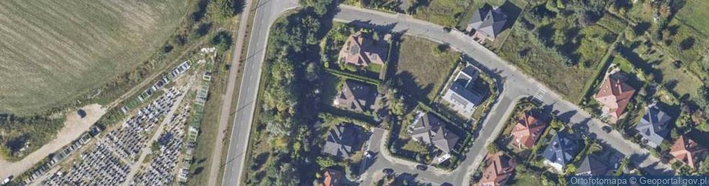 Zdjęcie satelitarne Srebrzysta ul.