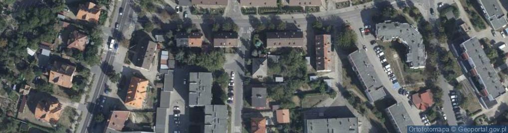 Zdjęcie satelitarne Średnia ul.