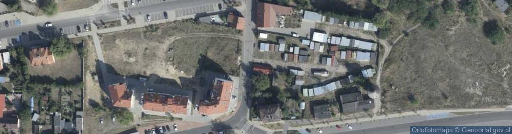Zdjęcie satelitarne Średnia ul.