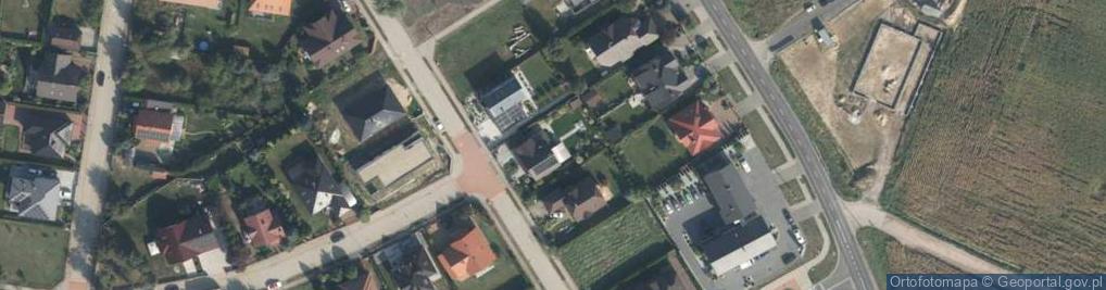 Zdjęcie satelitarne Srebrna ul.