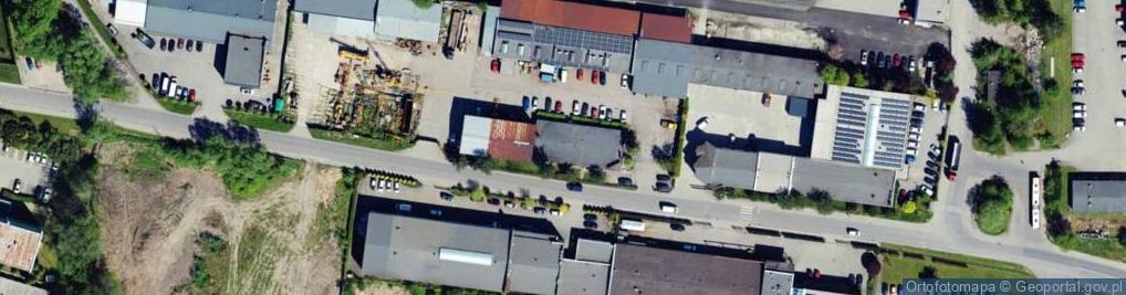 Zdjęcie satelitarne Strażacka ul.