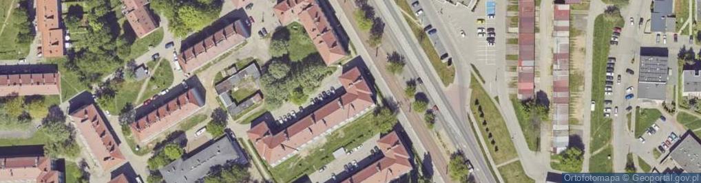 Zdjęcie satelitarne Strzelców Bytomskich ul.