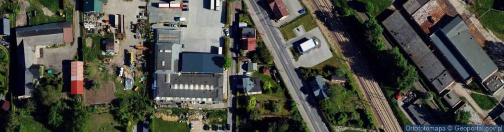 Zdjęcie satelitarne Strażacka ul.