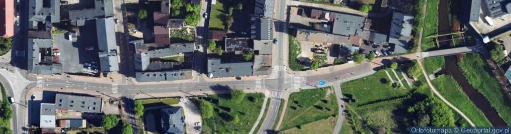 Zdjęcie satelitarne Strażacka ul.