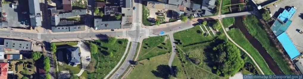 Zdjęcie satelitarne Strażacka ul.