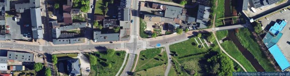 Zdjęcie satelitarne Strażacka ul.