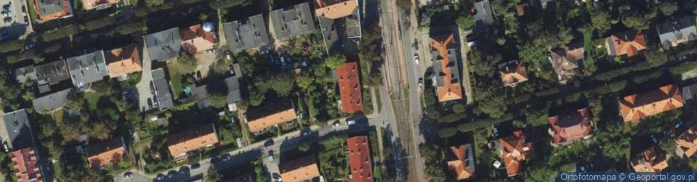 Zdjęcie satelitarne Stwosza Wita ul.