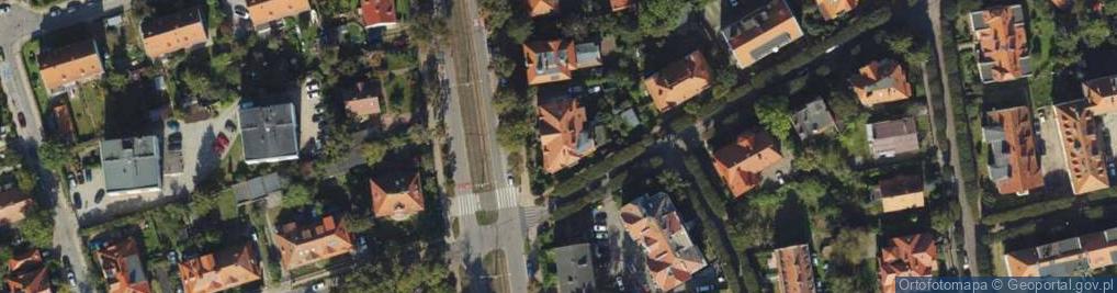 Zdjęcie satelitarne Stwosza Wita ul.