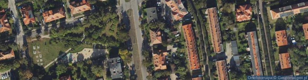 Zdjęcie satelitarne Stwosza Wita ul.