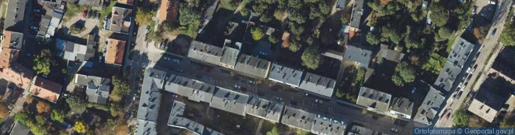 Zdjęcie satelitarne Strajku Dokerów ul.