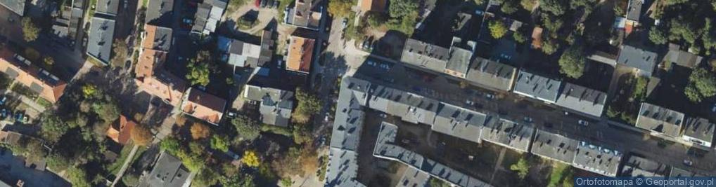 Zdjęcie satelitarne Strajku Dokerów ul.