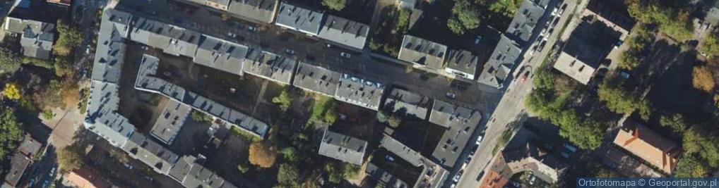 Zdjęcie satelitarne Strajku Dokerów ul.