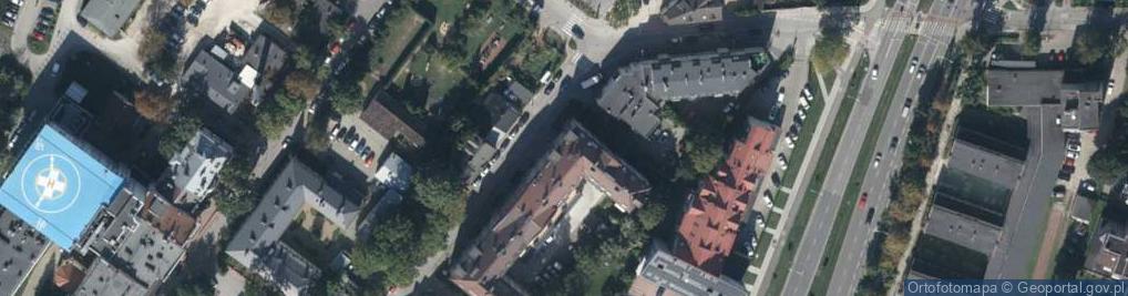 Zdjęcie satelitarne Starodomaszowska ul.