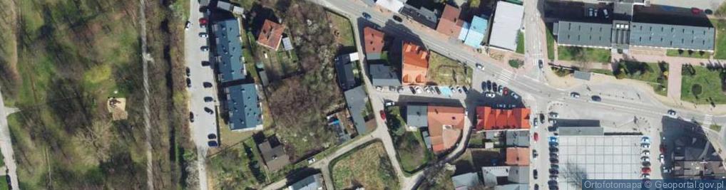 Zdjęcie satelitarne Strażacka ul.