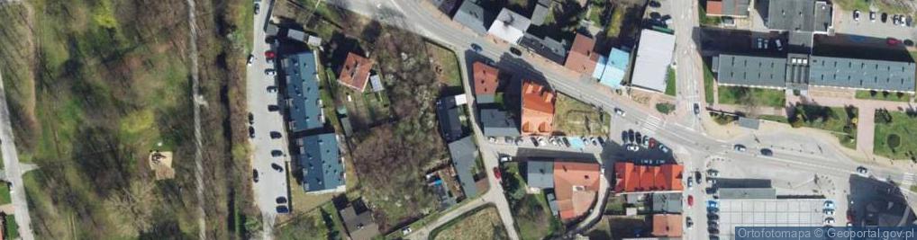 Zdjęcie satelitarne Strażacka ul.