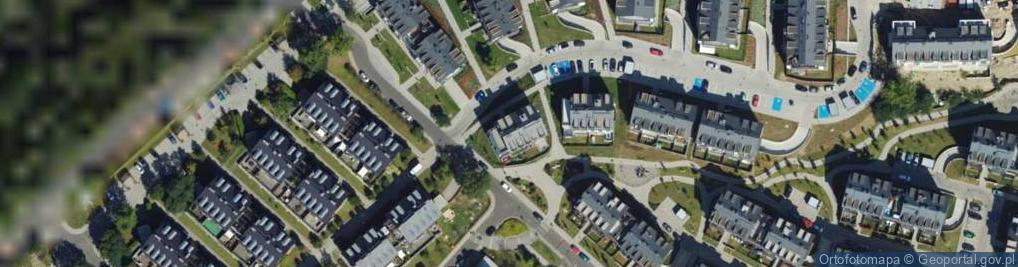 Zdjęcie satelitarne Starego Dębu ul.