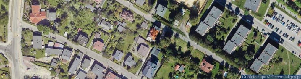 Zdjęcie satelitarne Strzechy ul.