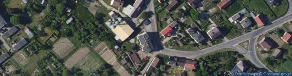 Zdjęcie satelitarne Strzybnego, ks. ul.