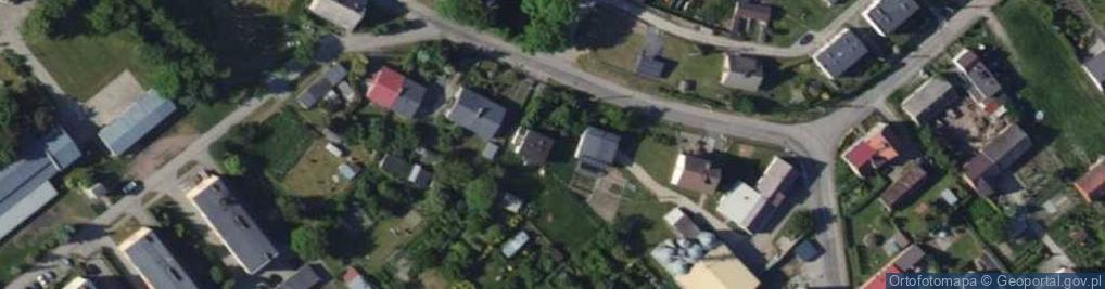 Zdjęcie satelitarne Strzybnego, ks. ul.